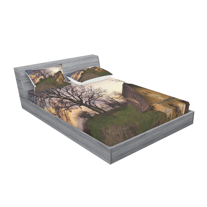 Microfiber Sheet Set, Full Sheet Set with Fitted Sheet