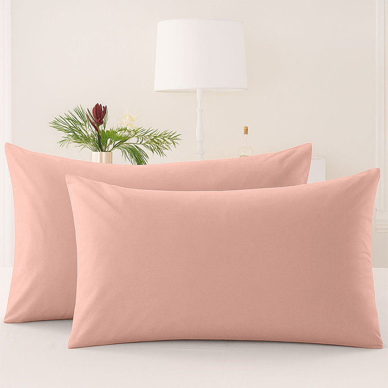 Microfiber Machine Tufted - Set of 2, Peach