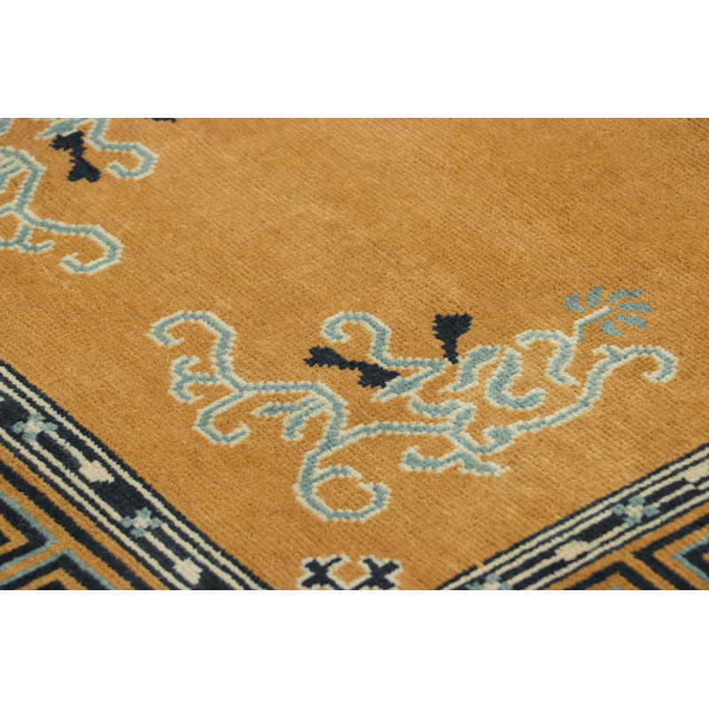 One-of-a-Kind 3'3x3'2 Hand Knotted Area Rug