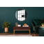 Huldar Glass Flat Wall Mirror