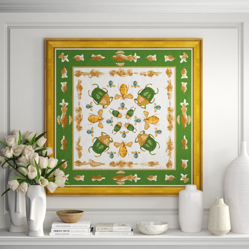 Rive Gauche In Green Giclee Print by Dana Gibson