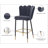 Sonette Upholstered Counter Stool with Metal Frame-1080848127