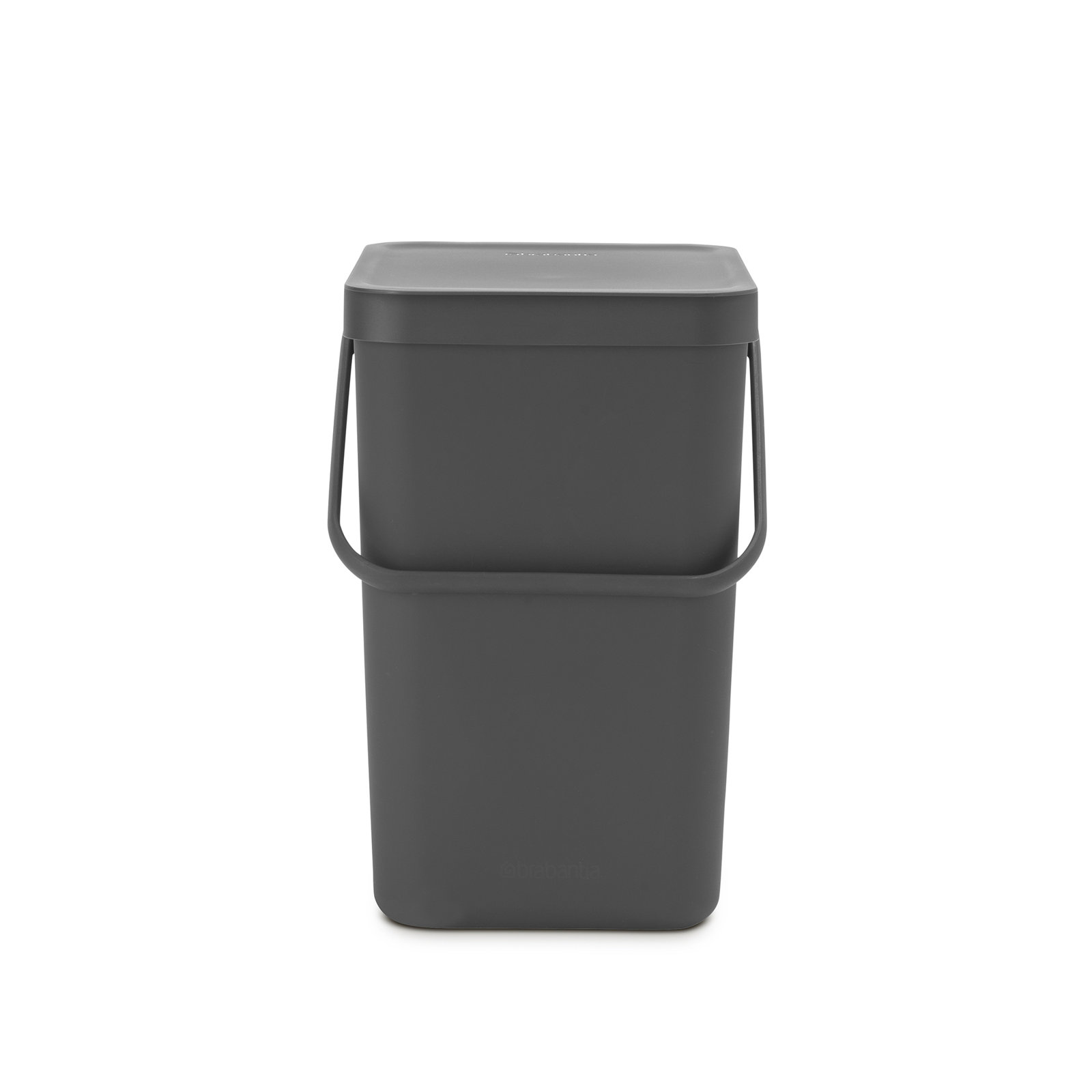 Brabantia Sort & Go Plastic Recycling Bin, 6.6 Gallon, Gray