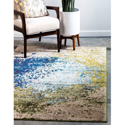 Rizer Washable Abstract Indoor Rug