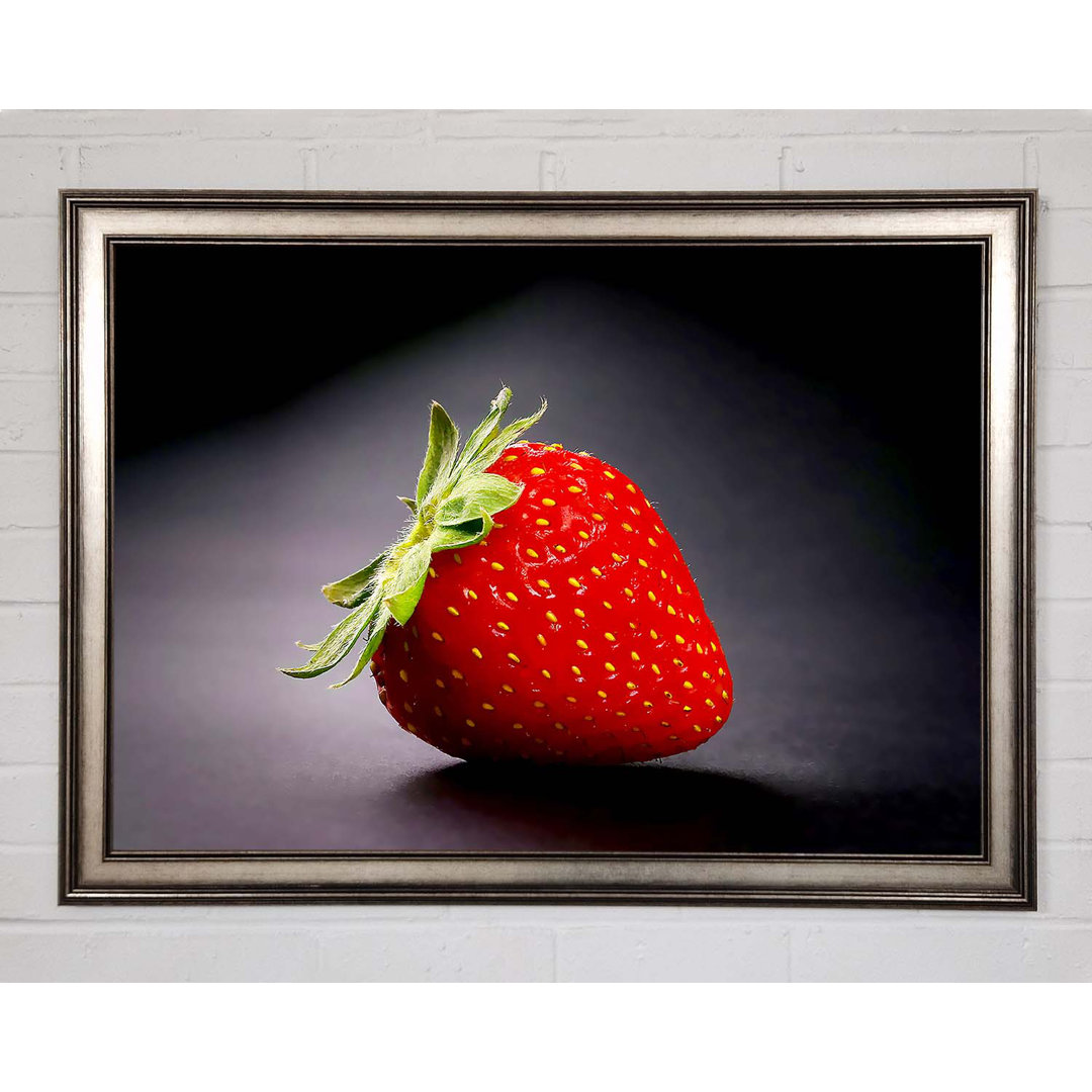 Single Strawberry Delight - Single Picture Frame Kunstdrucke