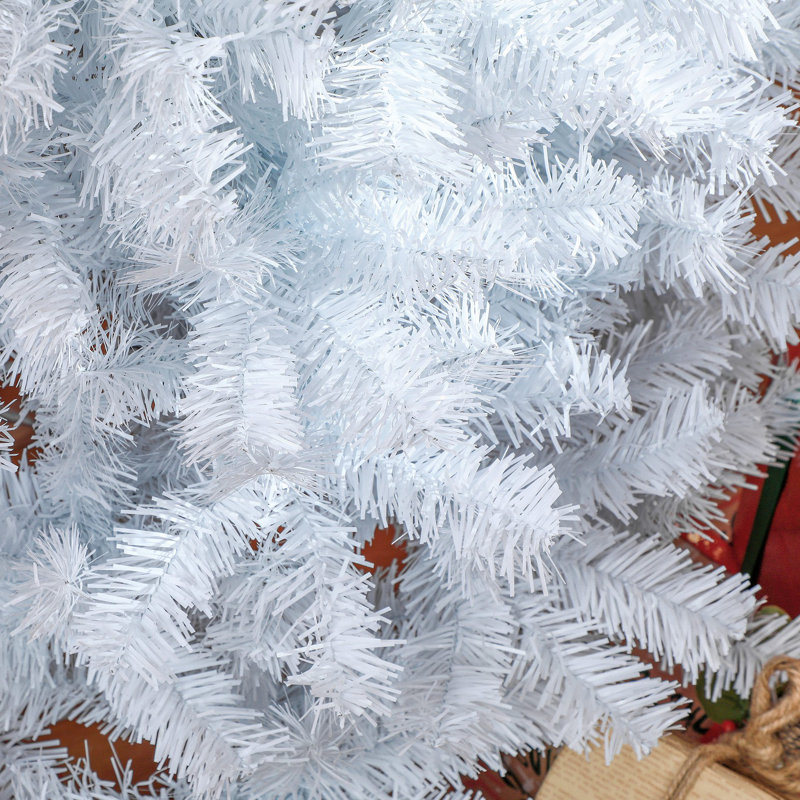 Arbre de Noël au crayon 6 pi, sapin de Noël artificiel non éclairé avec branches réalistes, arbre d'Halloween avec 618 pointes
