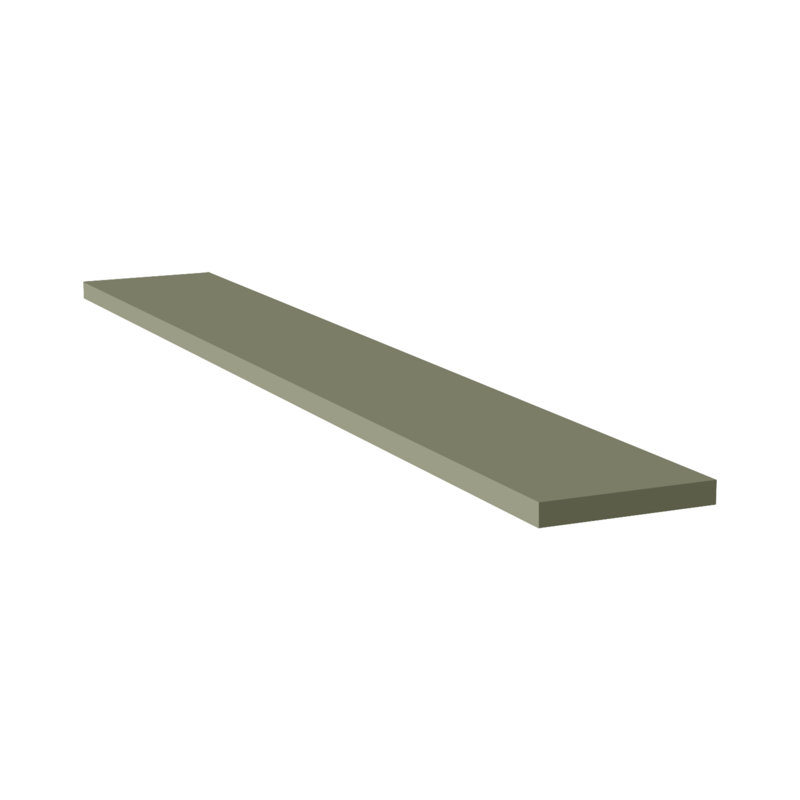 Panneau de remplissage mural Sinber Saga Green, l 6 po x H 42 po, H 42 po x l 6 po, Vert sauge