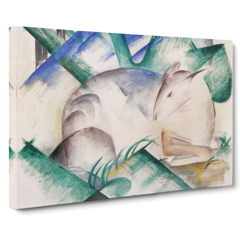 Resting Sheep by Franz Marc - Wrapped Canvas Painting, 40cm H x 60cm W x 3cm D