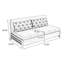 Canapé-coussin en lin brun foncé-648212284