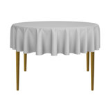 Solid Color Round Tablecloth