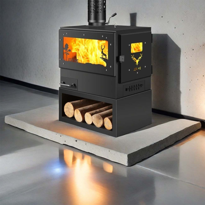 Holiday home heating fireplace