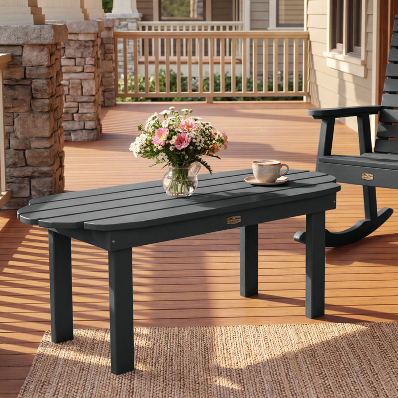 Table basse en plastique Kimber, Abysse