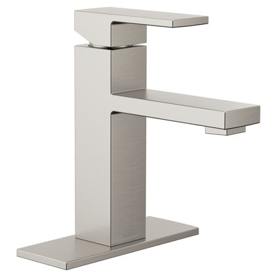 Moen Revyl One-Handle Single Hole Bathroom Faucet with Drain Assembly