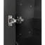 Armoire à chaussures multifonctionnelle basculante avec étagère de rangement et 6 tiroirs rabattables, grand arbre d'entrée avec portes en verre trempé, armoire de vestibule avec 4 crochets pour le couloir-1100940692