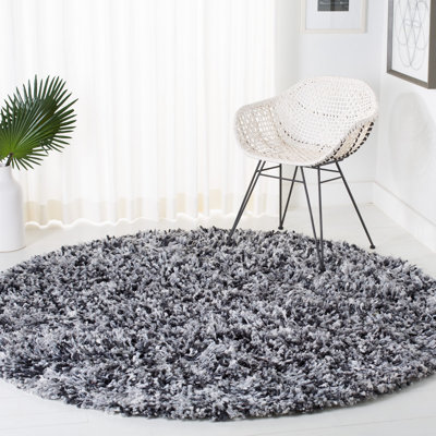 Traynor Shag Hand Loomed Performance Solid Color Rug