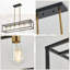 Luminaire suspendu linéaire 6 lumières Rast-1313219524