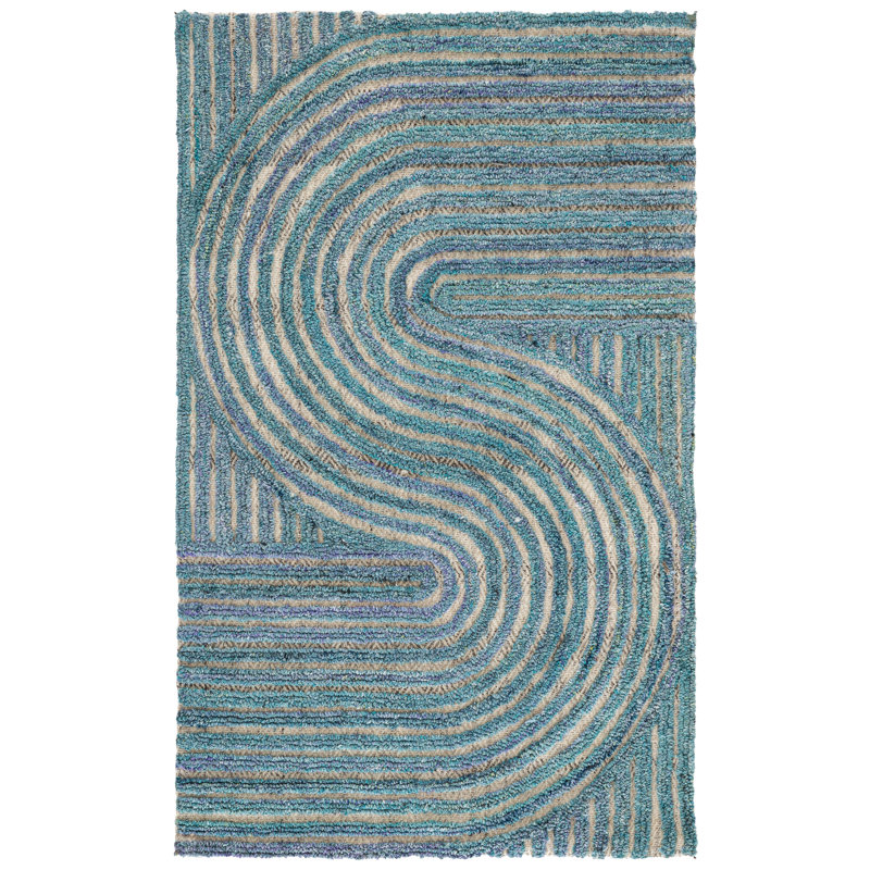 Stalvey Hand Tufted Performance Rug, Rectangulaire 3 pi x 5 pi
