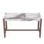 Getchell Faux Marble Counter Dining Table with Rubberwood Legs-114114607