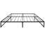 Base de lit plateforme en métal 14 po avec supports à lattes en acier et fonctionnalité de verrouillage rapide Morgan-908946963