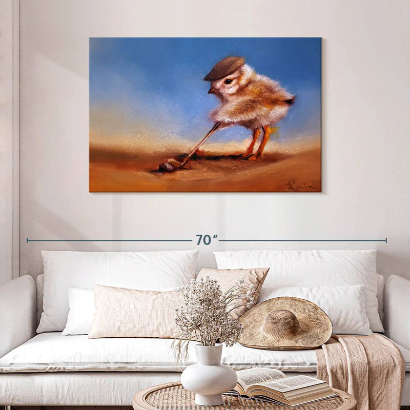 Birdie Shot, 30" H x 45" W