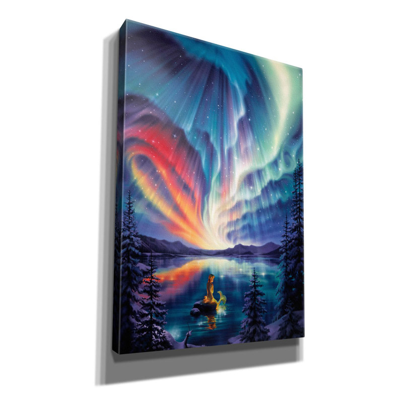 «Enchanted Lake on Canvas» par Kirk Reinert, H 26 po x l 18 po x P 0,75 po