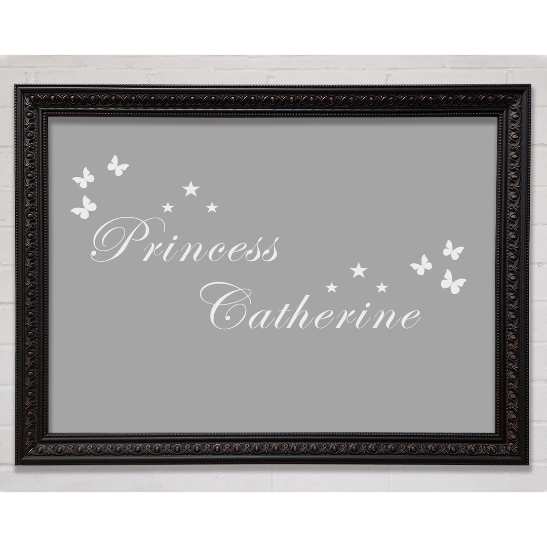 Gerahmtes Leinwandbild Your Own Name Princess