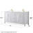Daria 72'' Double Bathroom Vanity with Carrara Marble Top-97900761-97900767-97900764