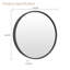 Miroir mural rond en aluminium Bhage-715288485-747923988