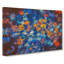 Multi Coloured Autumn Leaves in Abstract - Wrapped Canvas-55360539