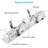 5Cct Led Dimmable Recessed Linear Light With J-Box, 63° Polarized Angle