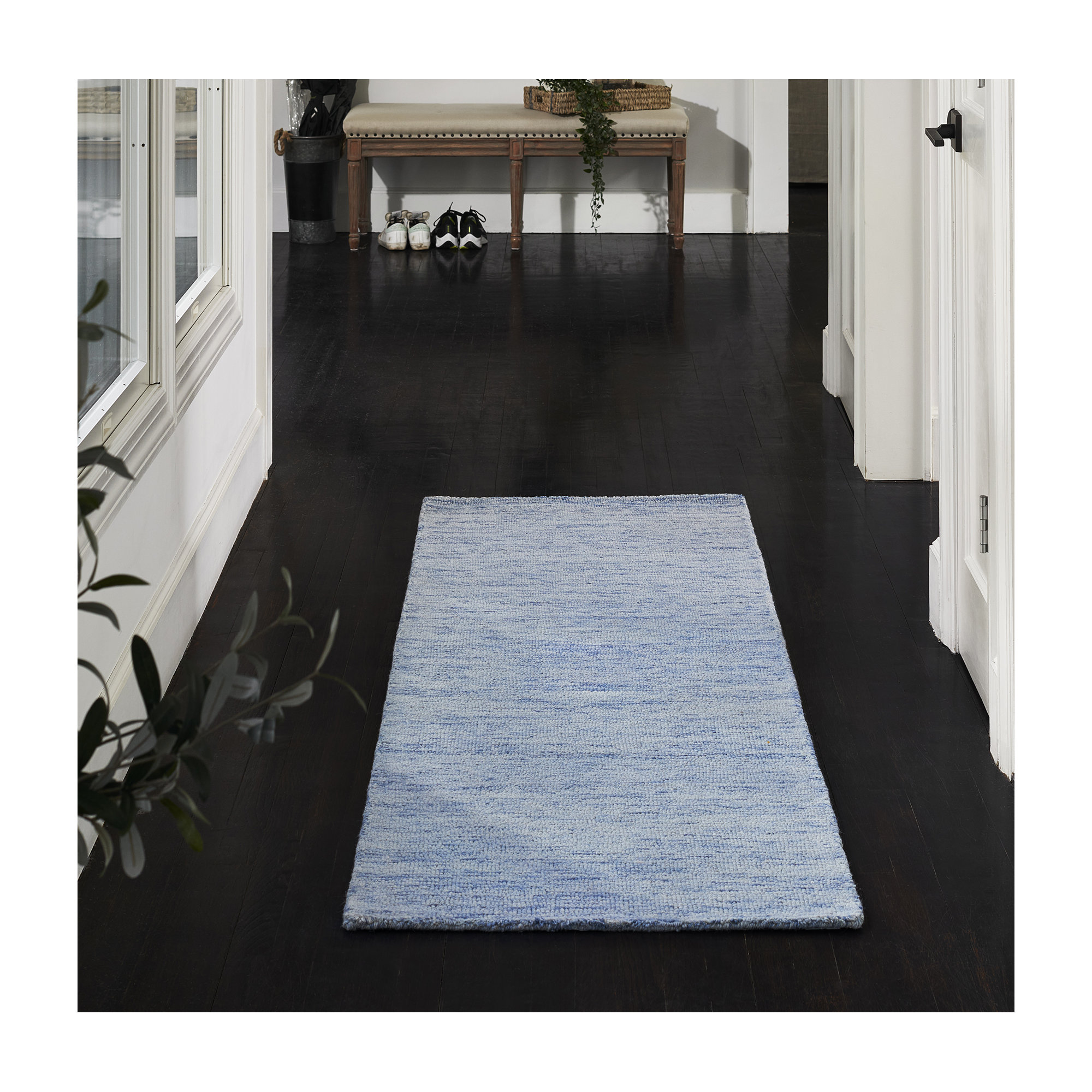 Criston Handmade Wool Rug, Runner 2'3" x 8'