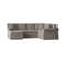 Thames Upholstered U-Shaped Sectional