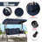 Fassold Outdoor Patio Swing Chair for 3 People, with Removable Cushion and Convertible Canopy-855471040