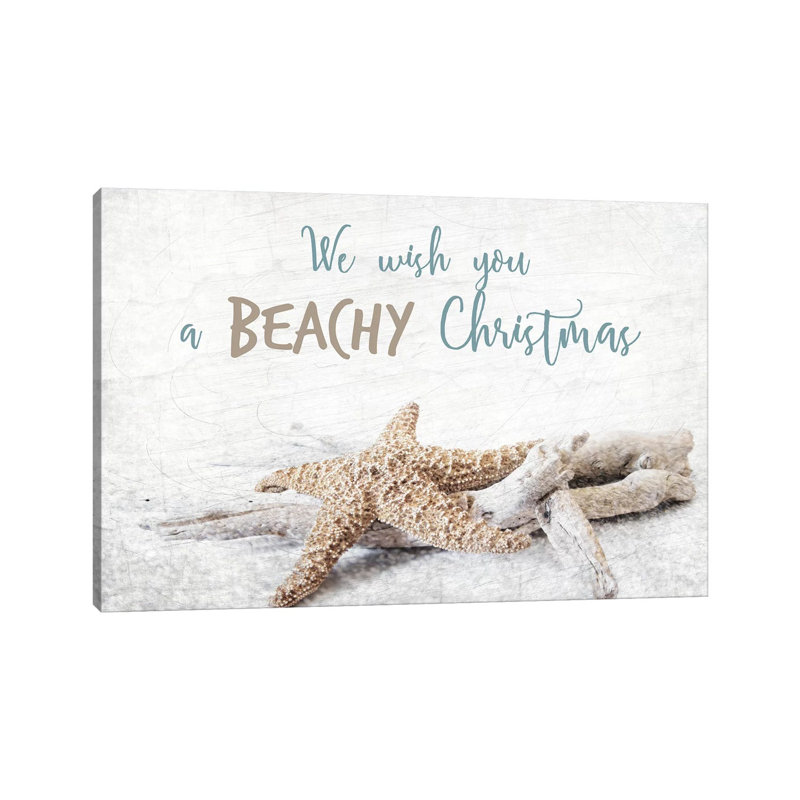 Beachy Christmas by Kimberly Allen - Wrapped Canvas Gallery-Wrapped Canvas Giclée, 66.04 cm H x 45.72 cm W