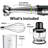 Braun MultiQuick 7 Smart-Speed Hand Blender with 500 Watts of Power, Whisk, and 1.5-Cup Chopper