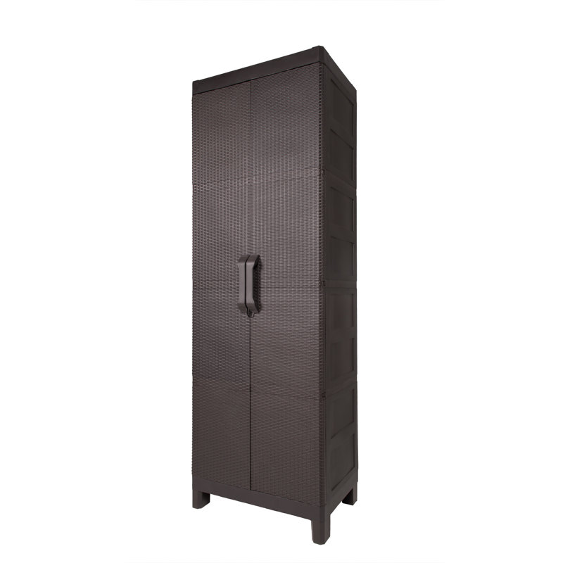 Armoire de rangement 74,8 po à 3 tablettes espresso, 74.8", 3 Shelf Extra Large Storage Cabinet, Espresso