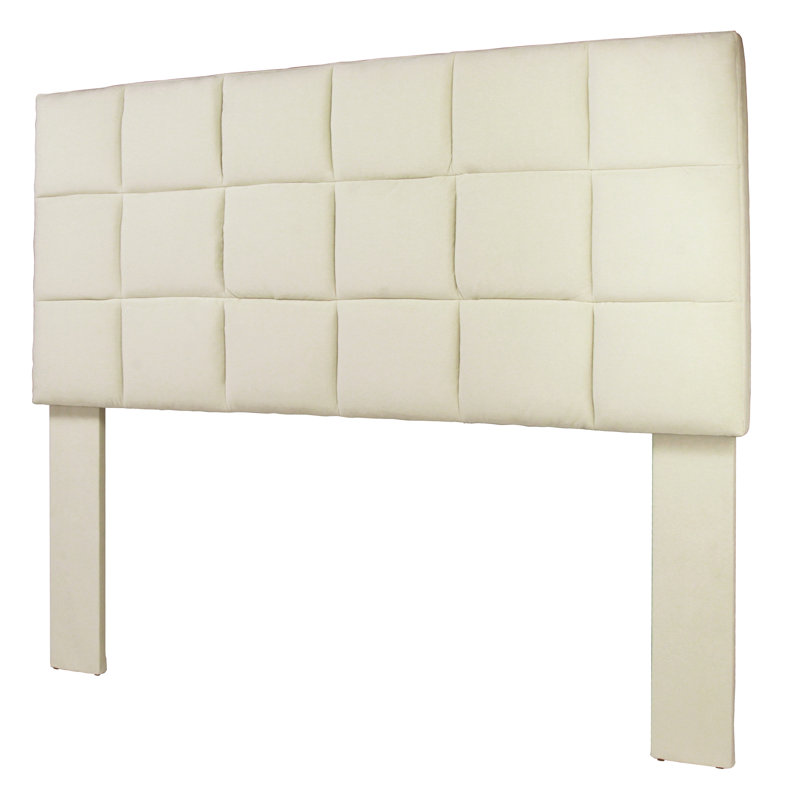 Choco Upholstered Headboard, Queen, Ivory