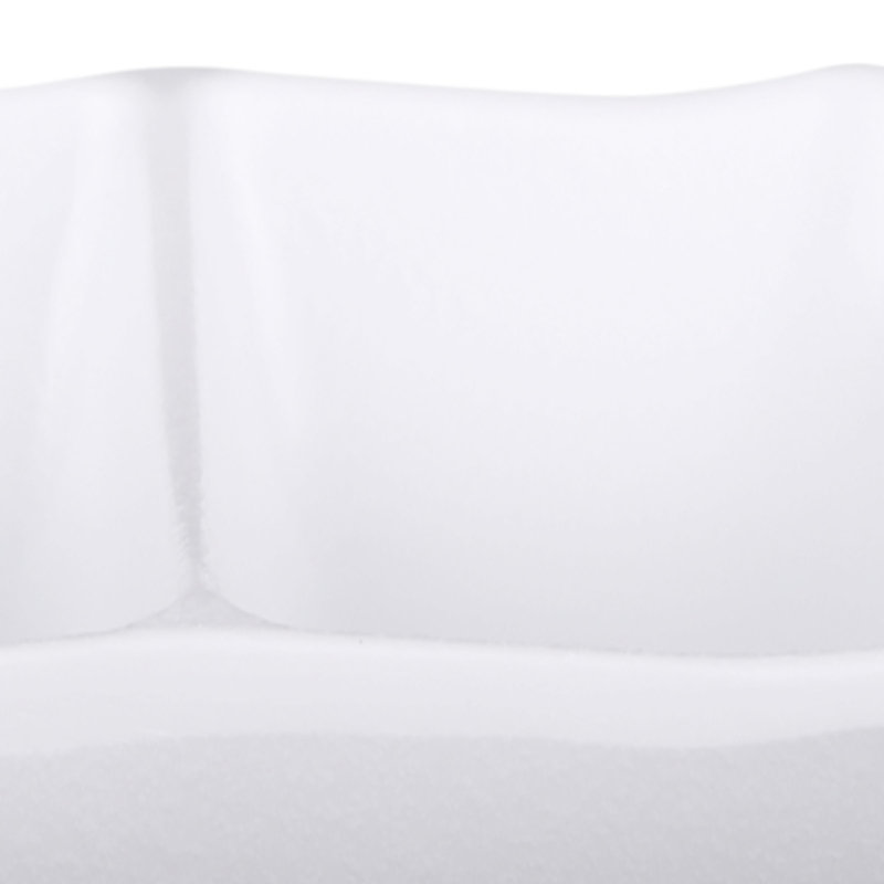 Plateau en mélamine Zen, Blanc