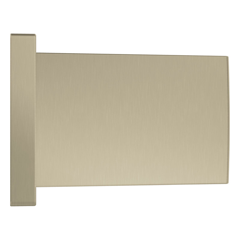 Euphoria Cube Wall-Mounted Handshower Holder, Brushed Nickel