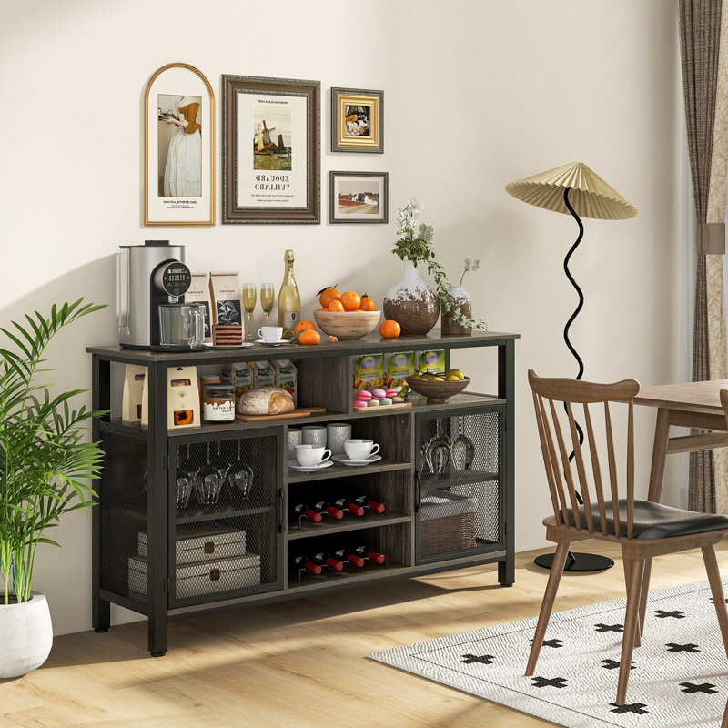 Anabelli 140cm Sideboard, Grey