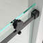 Porte de douche coulissante simple sans cadre avec verre transparent Oceanus-70748825