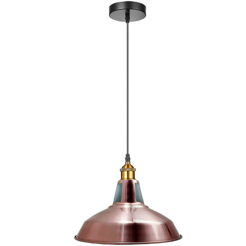 Meghan 1 - Light Bowl Pendant, Copper
