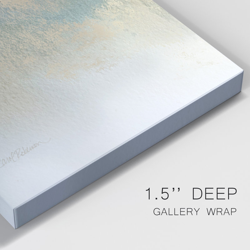 Waters Edge II - Toile tendue avec châssis de qualité supérieure - Prêt à être accroché, H 36 po x l 72 po x P 1 po