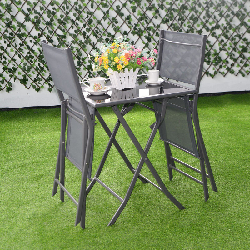 2 - Person Patio Dining Set with Rectangular Table