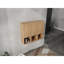 Armoire latérale de salle de bain 36 po, portes à fermeture douce, conception à fixation flottante, chêne imitation-600795218