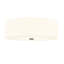 Plafonnier encastré en acrylique classique 4 lumières Acryluxe - l 18 po x H 6,75 po - noir mat-125018663-131661453
