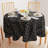 Geometric Round Halloween Tablecloth-893876845-884488523
