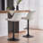 Modern Height Adjustable Swivel Bar Stools Upholstered Leather Barstool Kitchen Island Chairs with Metal Frame-1879254790