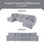 Canapé modulaire 3 pièces Cherryle-750545682