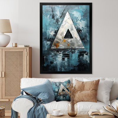" Triangle Trance Shimmering Silver I "
